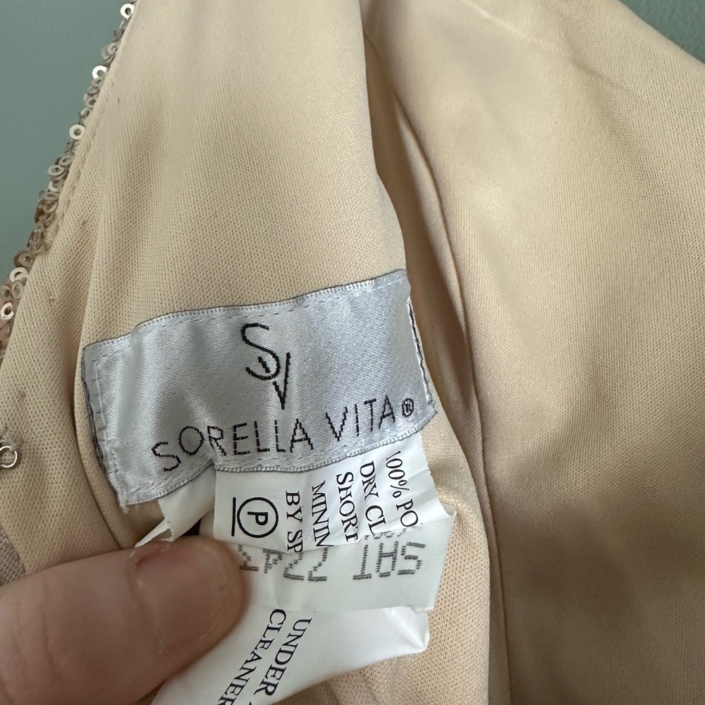 Sorella Vita Gold Sequin Dress US 18 - Picture 5 of 5